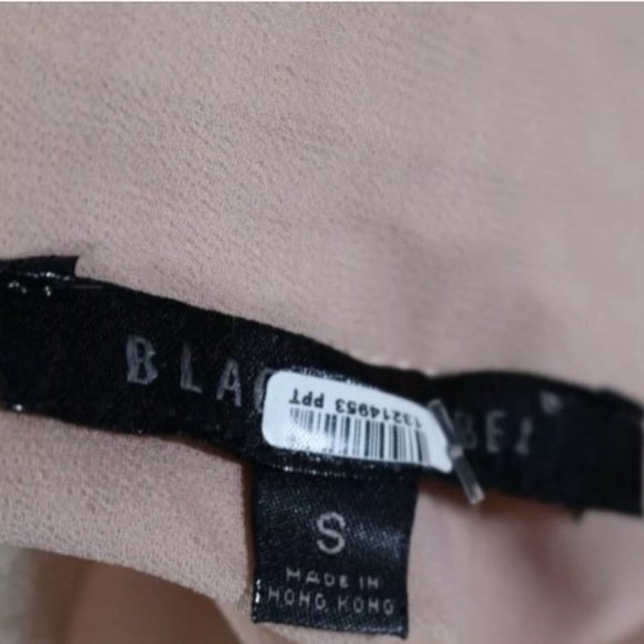 BLAQUE L PINK SHEER SLEEVELESS PLEATED SHIRT DRESS - Picture 3 of 4